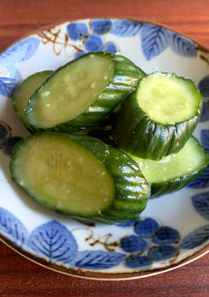 A picture of Wasabi Pickled Cucumber.