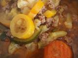 A picture of Heather's Beef and Vegetable Soup.