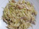 A picture of Onion fried Cabbage.