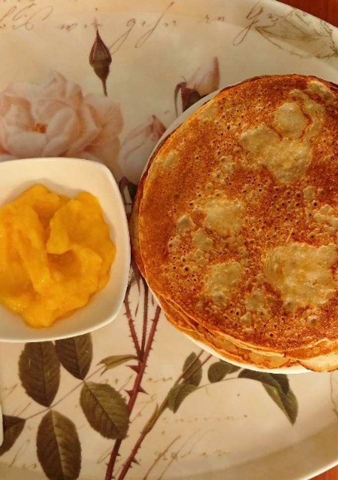 A picture of Sour milk pancakes.