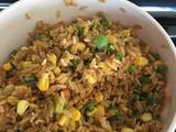 A picture of Vegetable fried rice.