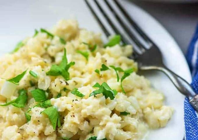 A picture of Cauliflower Risotto.