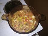 A picture of Vegetable Soup (Stew Meat).