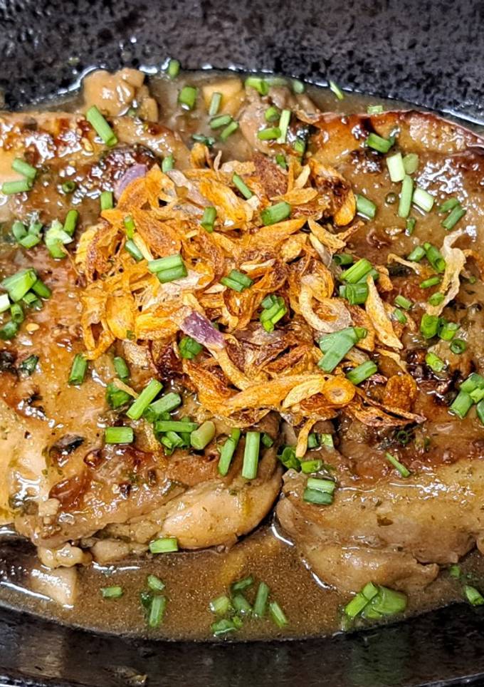 รูปของ ไก่ทอดต้มซอสมะขามสามรส