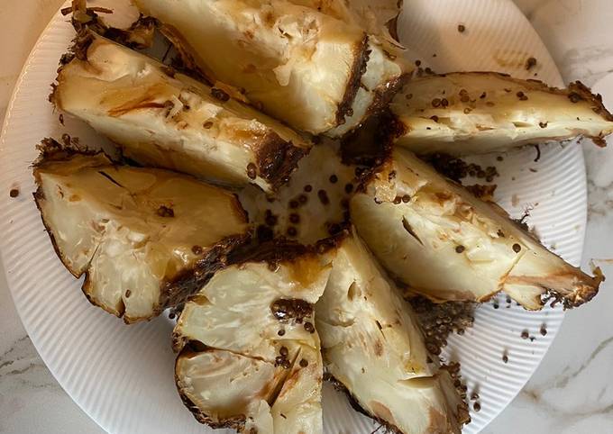 A picture of Roasted Whole Celeriac Root (OMG, thank you Ottholenghi!!!).