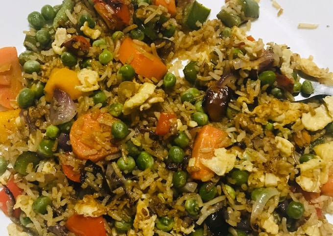 A picture of Vegetable rice#pepperrecipes
#weeklyjikonichallenge.