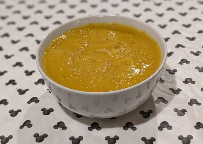 A picture of Easy butternut squash and parsnip soup.