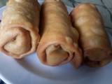 A picture of Vegetable spring rolls.