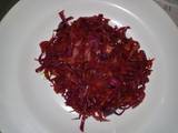 A picture of Stewed Purple Cabbage.