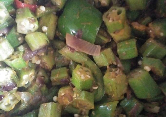 A picture of Fried okra.