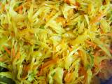 A picture of Sauteed cabbage with a twist. #authormarathon.