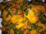 A picture of Sweet potato vegetable pottage.