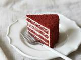 A picture of Classic red velvet cake.