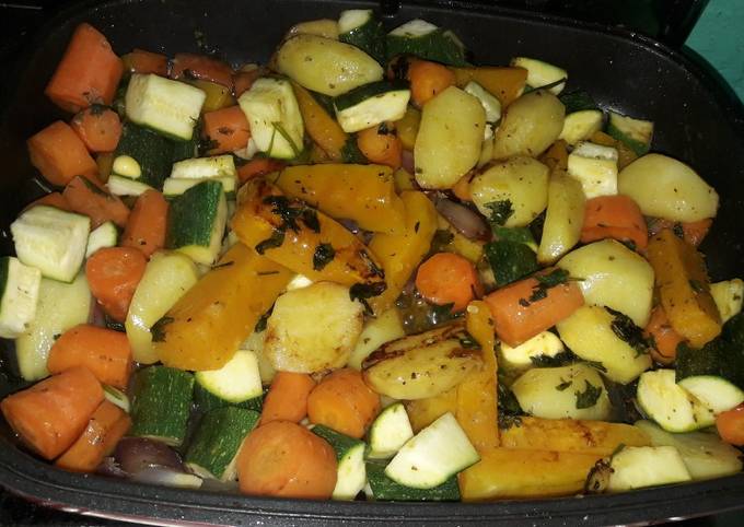 A picture of Pan Roasted vegetables.