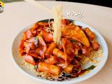 รูปของ ราบกกีรามยอน บะหมี่ลอยฟ้า บวกต๊อกนุ่มๆ ทำง่าย อร่อยหยุดไม่อยู่