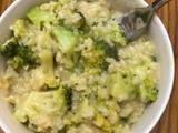 A picture of Broccoli Cheddar Risotto.