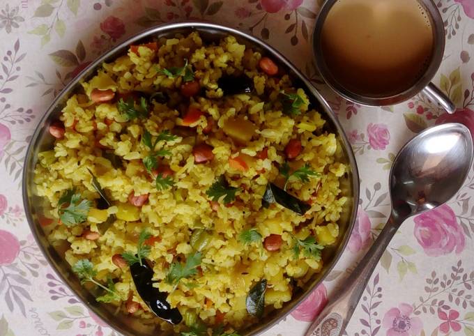 A picture of Vegetable Poha.