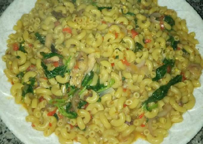 A picture of Vegetable Coconut Macaroni.