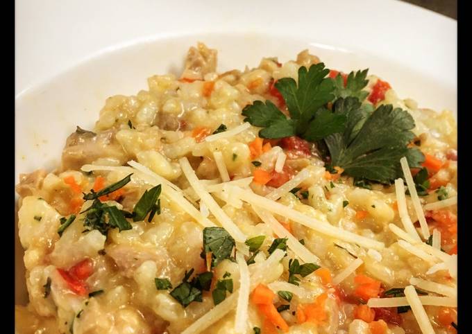 A picture of Chicken Vegetable Risotto.