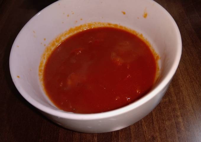 A picture of Tomato soup #weeklyjikonichallange.