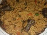 A picture of Vegetable Jollof Rice.