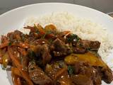 A picture of Beef & Veggies Stir fry.