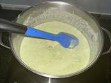 A picture of Cream of broccoli soup - easy from leftovers.