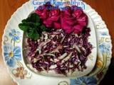 A picture of Red cabbage salad 🥗.