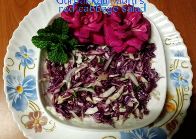 A picture of Red cabbage salad 🥗.