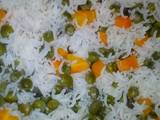 A picture of Vegetable rice.