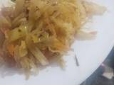 A picture of Fried cabbage.