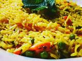 A picture of Vegetable Mint Pulao.