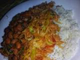 A picture of Spicy bean stew with vegetables #themechallenge.