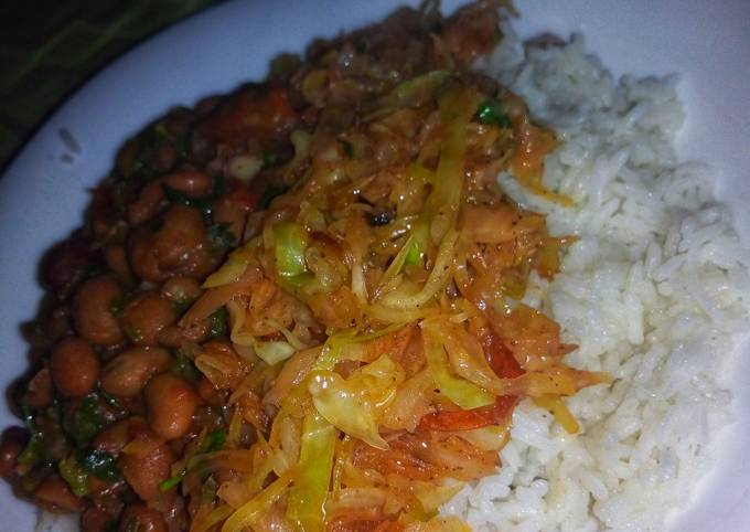 A picture of Spicy bean stew with vegetables #themechallenge.