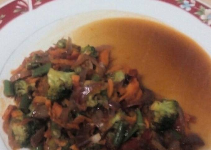 A picture of Seasonal Vegetable Stir Fry.