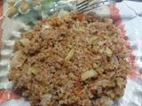 A picture of Bulgur with vegetables.