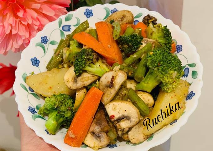 A picture of Stir Fry Vegetables.