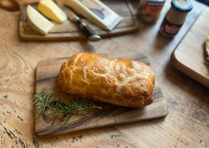 A picture of Mushroom and squash wellington.