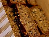 A picture of Banana loaf with walnut.