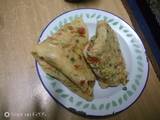 A picture of Vege crepe/ puncake.