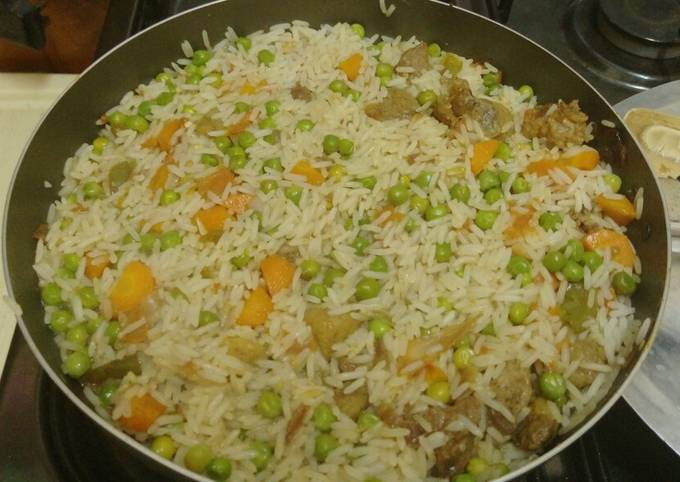 A picture of Vegetable Rice.