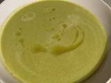 A picture of Asparagus vegetables soup.