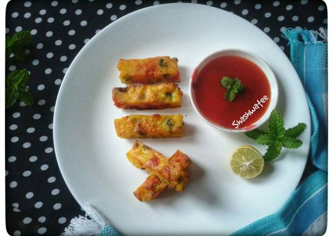 A picture of Vegetable fingers.