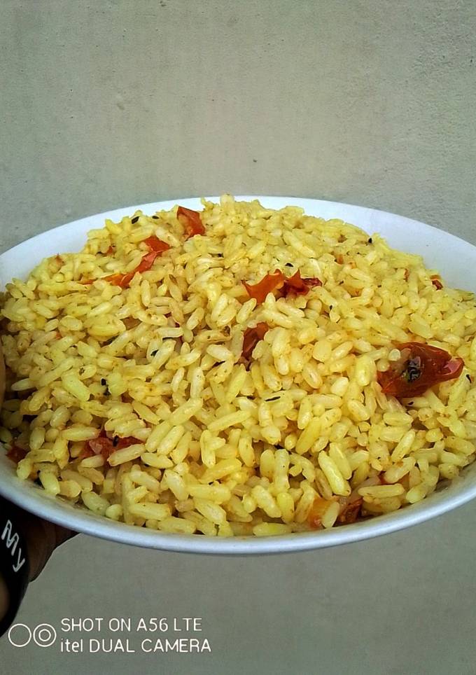 A picture of Carrot Rice.