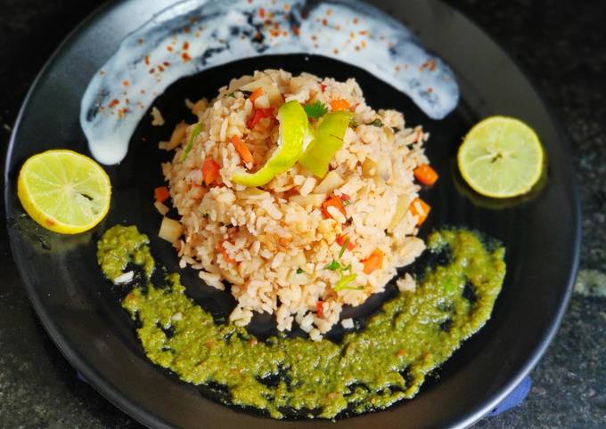 A picture of Healthy vegetable poha.