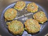 A picture of 🥗🥦BROCCOLI FRITTERS🥦🥗.