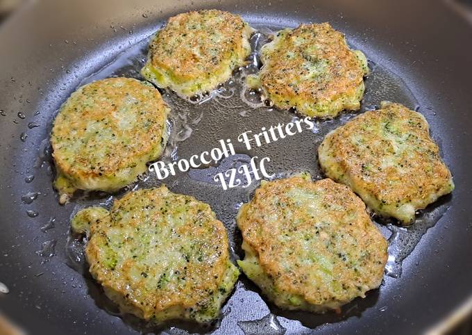 A picture of 🥗🥦BROCCOLI FRITTERS🥦🥗.