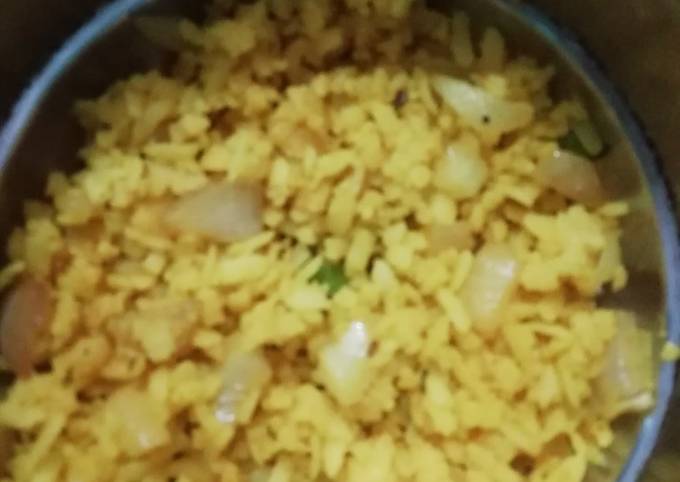 A picture of Vegetables poha.