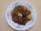 A picture of Mix vegetable mince curry.