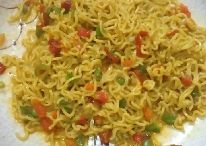 A picture of Vegetable noodles.